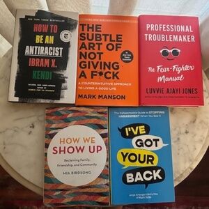 Bundle of Five (5) Empowering Social Justice Social Science Self Help Reads